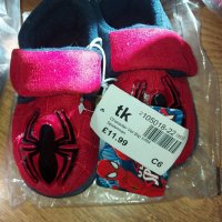 Нови пантофи spiderman , снимка 2 - Детски пантофи - 35912126