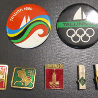 Москва,СССР-олимпиада-1980, значки-7 броя, снимка 2 - Колекции - 44586273