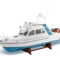 Моторна Яхта "Lisa" - RC Кит, снимка 1 - Други игри - 41428703