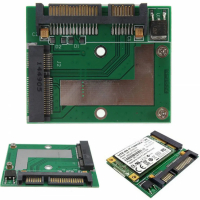 ANIMABG Преобразувател PCIe mSATA към SATA 2.5 хард диск HDD, SSD, PC компютър, лаптоп, Laptop, , снимка 5 - Друга електроника - 44680292