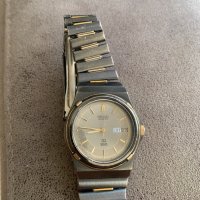 Vintage Seiko Quartz SQ100 #8123-6030 Day Date Gold Men's 36mm Wrist Watch, снимка 6 - Мъжки - 42029996