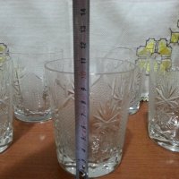Кристални чаши за вода , снимка 7 - Антикварни и старинни предмети - 44231246