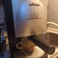 Кафемашина Уфеса с ръкохватка с крема диск, работи отлично и прави хубаво кафе с каймак , снимка 4 - Кафемашини - 40747263