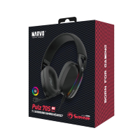 Marvo Геймърски слушалки Gaming Headphones Pulz 70S - 7.1 RGB - MARVO-HG9086-BK, снимка 4 - Слушалки за компютър - 44782379