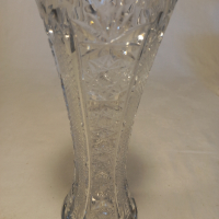 кристална ваза фасетирана , снимка 2 - Вази - 44933748