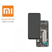 LCD Дисплей за Xiaomi MI 9 SE (2019) 5606401010B6 / Тъч скрийн / Рамка (Черен) / Оригинал Service pa