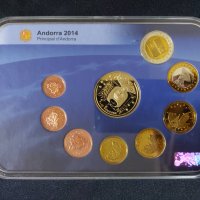 Андора 2014 - Пробен Евро Сет , 9 монети , снимка 1 - Нумизматика и бонистика - 44392895