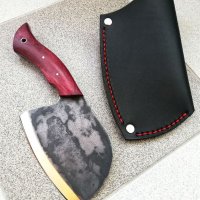 Кухненски сатър ръчно изработен от KD handmade knives ловни ножове, снимка 1 - Круизи - 34118710