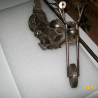 Метален ретро мотор, снимка 4 - Антикварни и старинни предмети - 36321243
