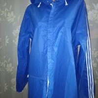 Adidas XL-Синьо шушляково яке/ ветровка, снимка 1 - Якета - 41907674