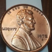 Плакет. ONE CENT - 1972 S. Монета. Един цент. Cent. USA. , снимка 4 - Нумизматика и бонистика - 34828851