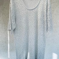Красива сребриста блуза, снимка 1 - Корсети, бюстиета, топове - 42509913