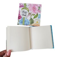 3884 Мини бележник Скечбук тефтер Sketchbook Flowers Enjoy, снимка 2 - Ученически пособия, канцеларски материали - 42064519