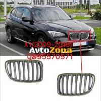 Предни решетки бъбреци за BMW X1 E84 (2009-2015) Chrome/Gray, снимка 1 - Аксесоари и консумативи - 44784122