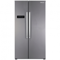 Хладилник с фризер Finlux SBS-440IX , 439 l, E , No Frost , Инокс, снимка 1 - Хладилници - 36083070