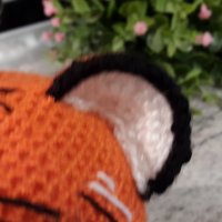 Символ на 2022 г. ТИГЪРЧЕ (оранжево), Плетена играчка, Ръчно изработена, Перфектен подарък, снимка 13 - Плюшени играчки - 34724060