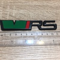 Skoda VRS шкода ВРС емблеми надписи зелено с черно, снимка 2 - Аксесоари и консумативи - 38789801
