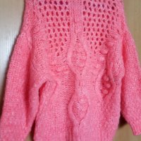 Намален - Разкошен бебешко розов пуловер MANGO , снимка 4 - Блузи с дълъг ръкав и пуловери - 34359032
