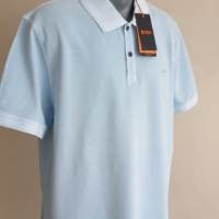 Hugo Boss Prime Slim Fit Pique Cotton Mens Size 3XL НОВО! ОРИГИНАЛНА Тениска!, снимка 4 - Тениски - 44671525