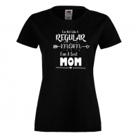 Дамска тениска I'm Not Like A Regular Mom 2,Празник на Майката,Подарък,Изненада,Рожден Ден, снимка 9 - Тениски - 36295585