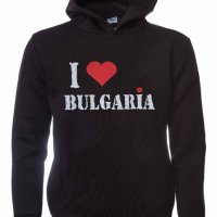 Нов детски суичър с трансферен печат I Love Bulgaria, Аз обичам България, снимка 1 - Детски анцузи и суичери - 34601376