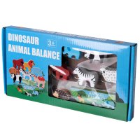 Дървена игра за баланс - дженга с 12 животни, снимка 4 - Образователни игри - 41401006