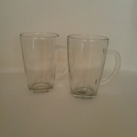 2 стъклени чаши, снимка 1 - Чаши - 36269775