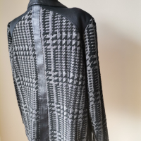 Дамско сако, черно-сиво, Люсил 56, снимка 2 - Якета - 44615160