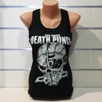Нов дамски потник с дигитален печат на музикалната група Five Finger Death Punch, снимка 5 - Потници - 36505775