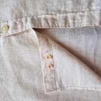 Страхотна мъжка ленена риза  PECKOTT размер M , 100%  лен  , снимка 8 - Ризи - 41662195