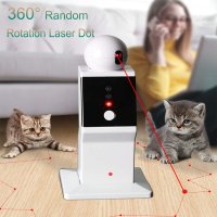 ATUBAN LITTLE DEVIL LASER-автоматичен лазер робот за котка/куче,USB+батерии, снимка 3 - За кучета - 40978740