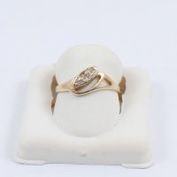 нов златен пръстен 48775-3, снимка 2 - Пръстени - 39599764