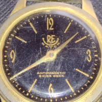 Мъжки часовник RE ANTI-MAGNETIC SWISS WERK за КОЛЕКЦИОНЕРИ 43898, снимка 5 - Мъжки - 44710994