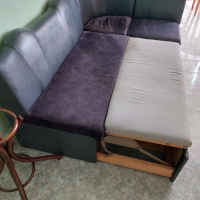 Ъглов разтегателен диван, снимка 6 - Дивани и мека мебел - 44712794