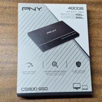 Нов бърз SSD диск ССД хард диск 480GB PNY, снимка 1 - Твърди дискове - 41477488