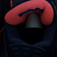 Nike Air Jordan 4 Red Thunder Нови Оригинални Мъжки Обувки Кецове Маратонки Размер 44 Номер 28см , снимка 6 - Кецове - 40535262