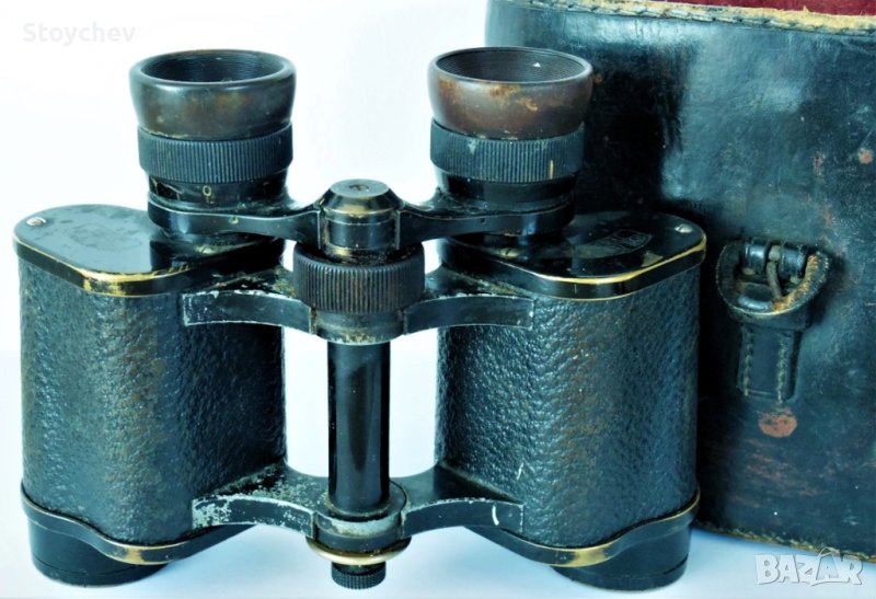 Колекционерски бинокъл Carl Zeiss Jena Telactem 8x 1912г. Първа версия, снимка 1