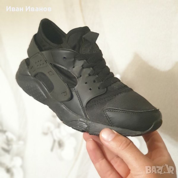  МАРАТОНКИ NIKE AIR HUARACHE BLACK  номер 37, снимка 1