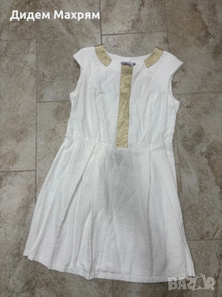 Бяла рокля Денс, снимка 1