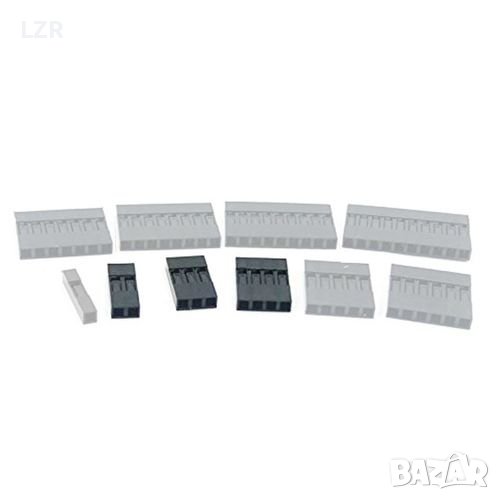 2, 3, 4 пинови конектори Dupont 2.54mm , само пластмасата, снимка 1