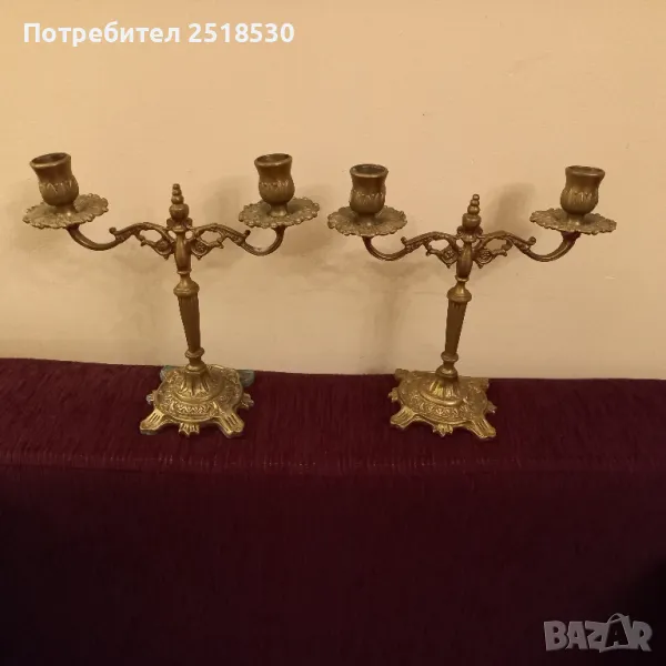 Комплект Френски свещници , снимка 1