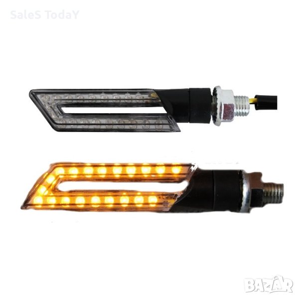 Мигачи за мотор, 2бр. диодни мигачи за мотоциклет,  , снимка 1