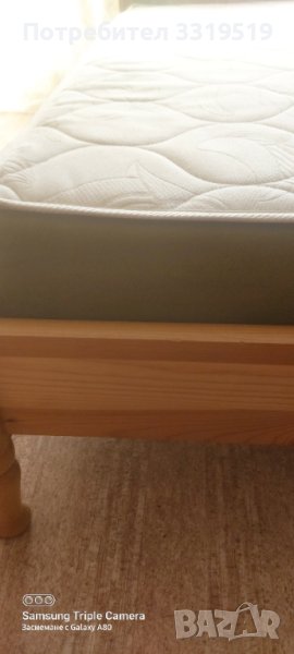Италианско Единично легло дърворезба с високо качество,бутиково, снимка 1