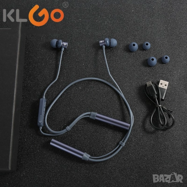 Слушалки KLGO HK-30BL с bluetooth лента, снимка 1