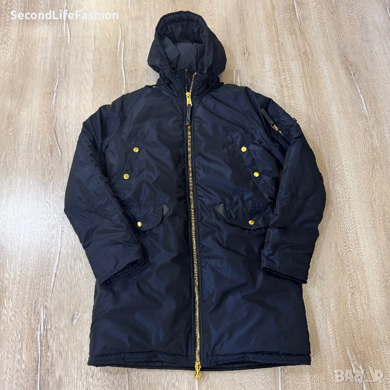 Дамско Яке Alpha Industries размер М тъмно синьо, снимка 1