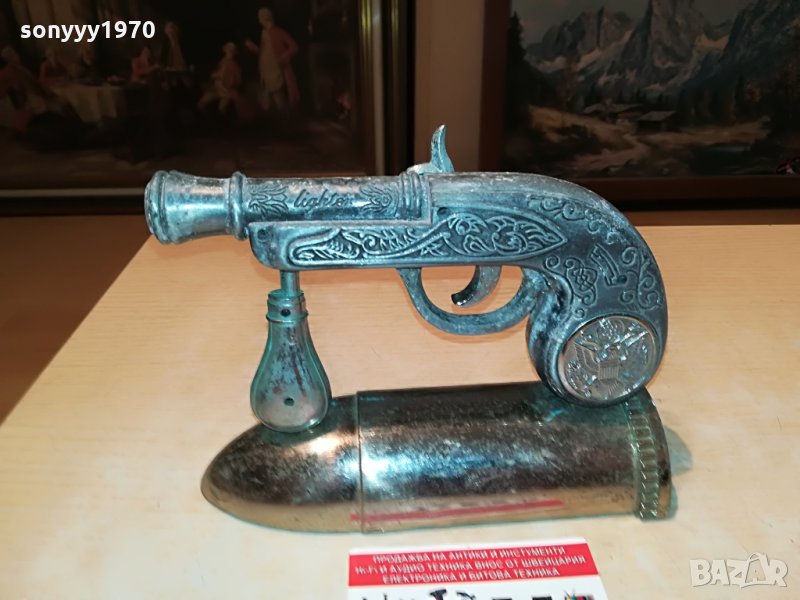 пищов запалка с постамент-внос гърция 2308211105, снимка 1