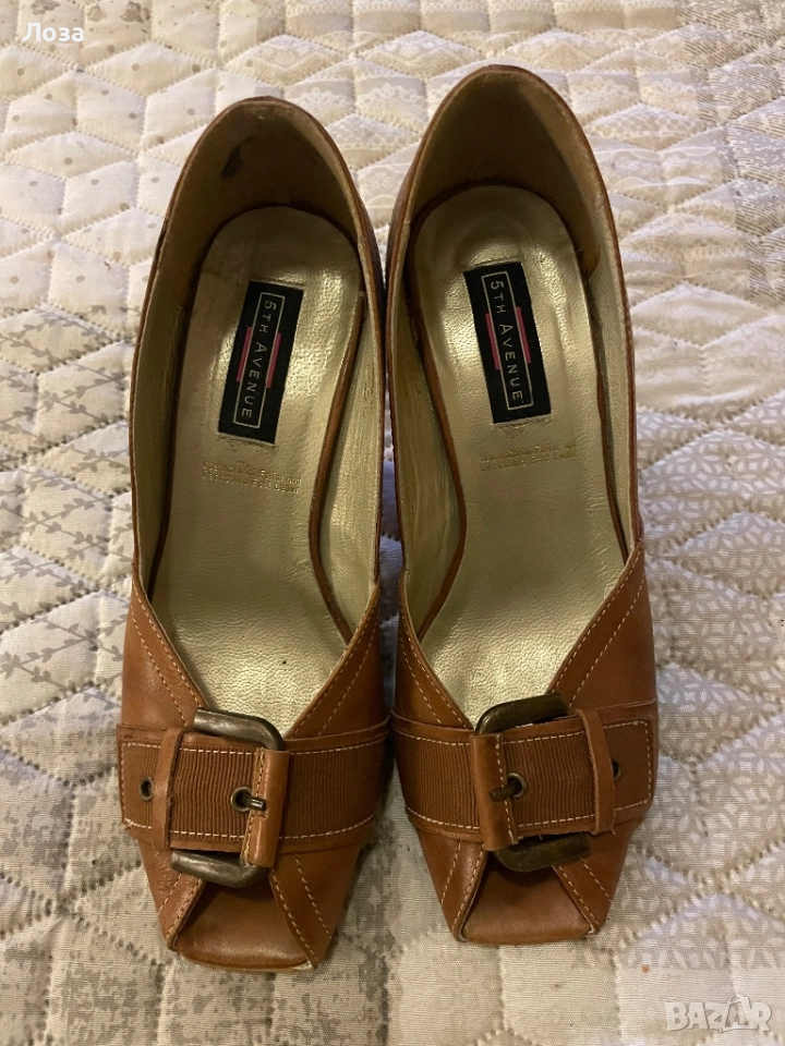 Дамски обувки марка 5th Avenue - истинска кожа, снимка 1