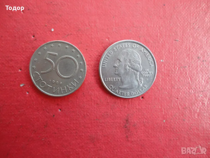 Четвърт долар Quarter Dollar 2001 , снимка 1