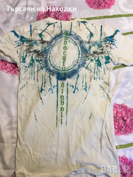 Мъжка тениска Monarchy Embroidered White S Small, снимка 1