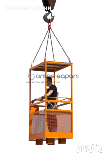 Производство на Кошове за повдигане на хора с кран със сертификат, снимка 1